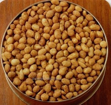 48 Oz. Honey Roasted Peanuts Custom Gift Tin