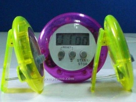 Colorful Digital Countdown Timer With Belt Clip