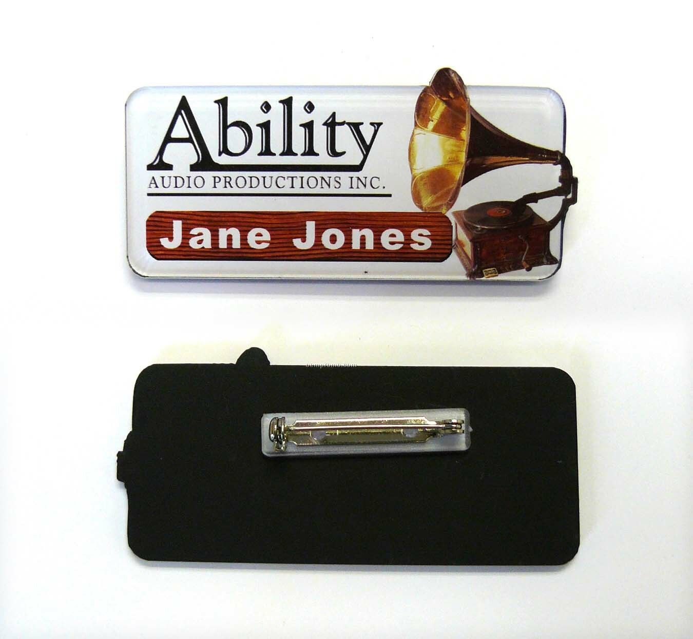 5 Square Inch Acrylic Badges / Name Plates