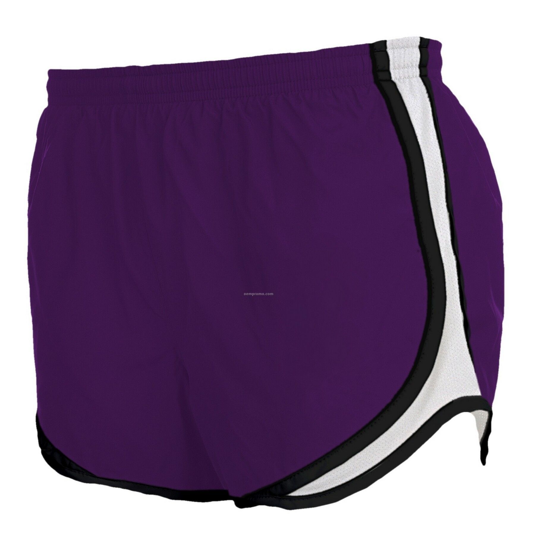 Adult Purple/Black/White Velocity Shorts