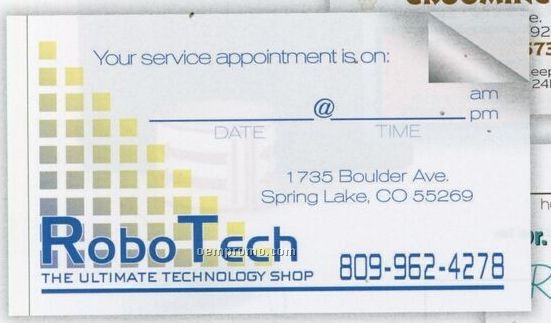 Fasturn Business Card Appointment Label