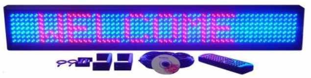 38" Tri-color Programmable Semi-outdoor LED Sign (Style #2)