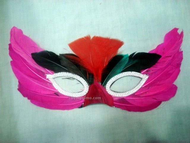 Feather Masquerade Mask
