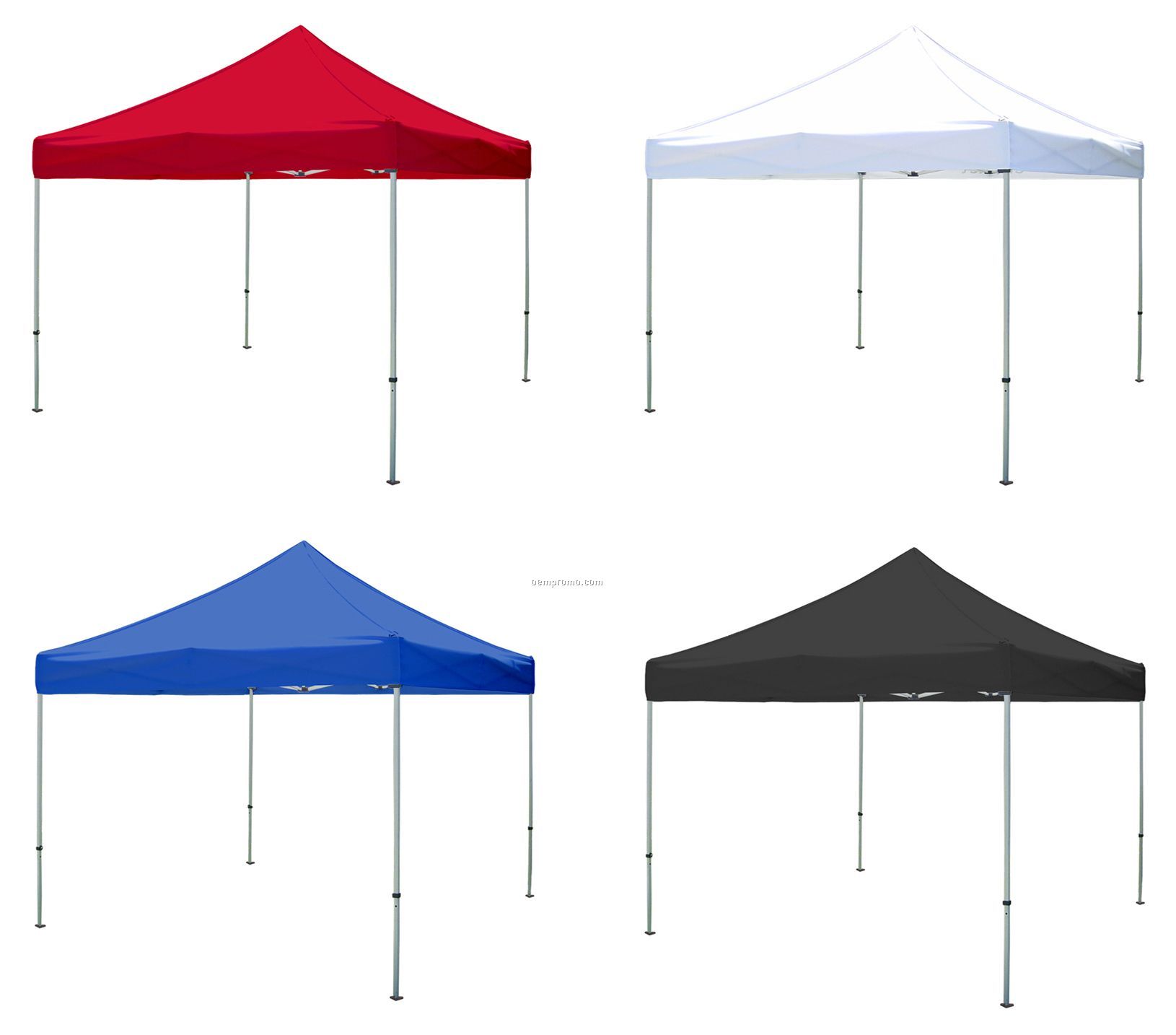 10x10 Pop Up Canopy Tent W/ Steel Frame (No Art)