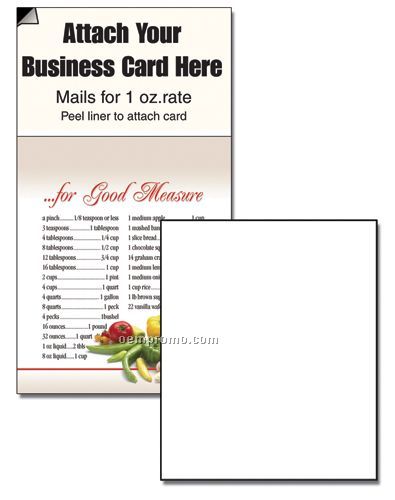 Blank Magnetic Business Card Note Pad