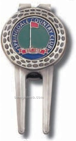 Dimple Pattern Divot Tool W/ Clip & Ball Marker