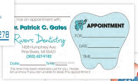 Fasturn Tooth Appointment Label