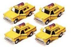 Yellow Checker Taxi Cab