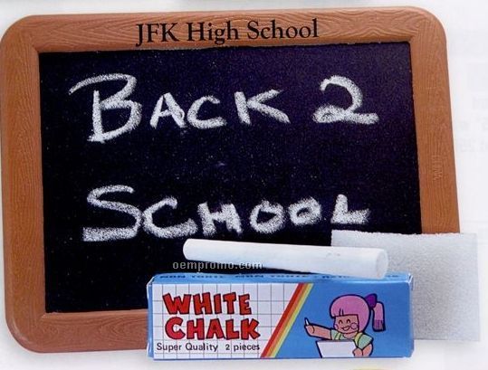 Plastic Blackboard W/ 2 Pieces Of Chalk & Foam Eraser