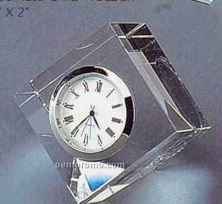 Crystal Series- Crystal Cube Clock