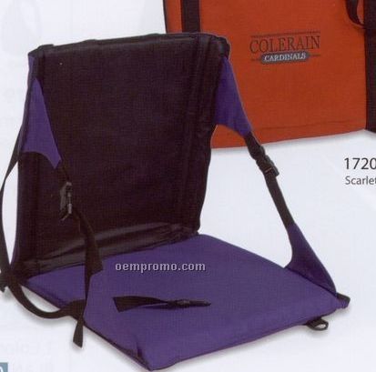 Padded Poly Canvas Stadium Seat Chair (Blank)