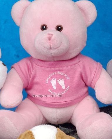 Q-tee Collection Stuffed Pink Bear