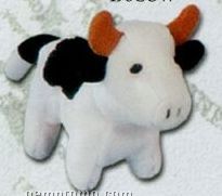 3" Cow Weebeans Bean Bag Animal