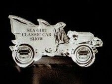 Acrylic Paperweight Up To 16 Square Inches / Antique Car