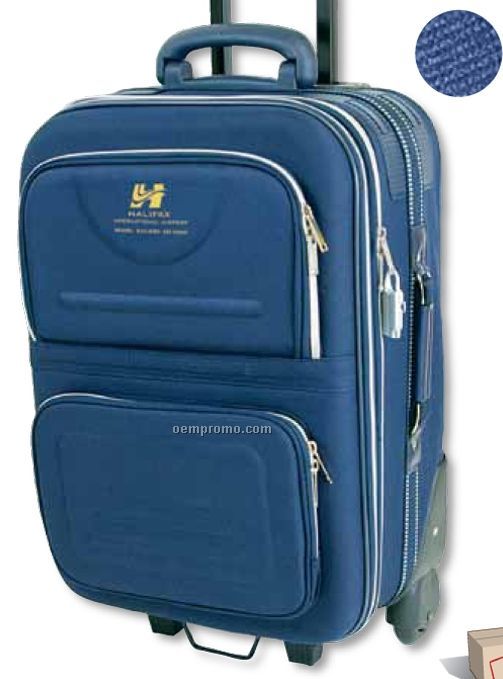 Airline Trolley Bag W/ Wheels And Hideaway Handle (Blank)