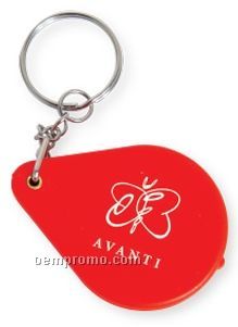 Red Magnifier Keychain (Printed)