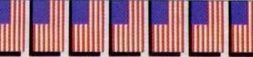 U. S. Flag 60' Streamers