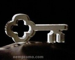 Acrylic Paperweight Up To 16 Square Inches / Antique Key