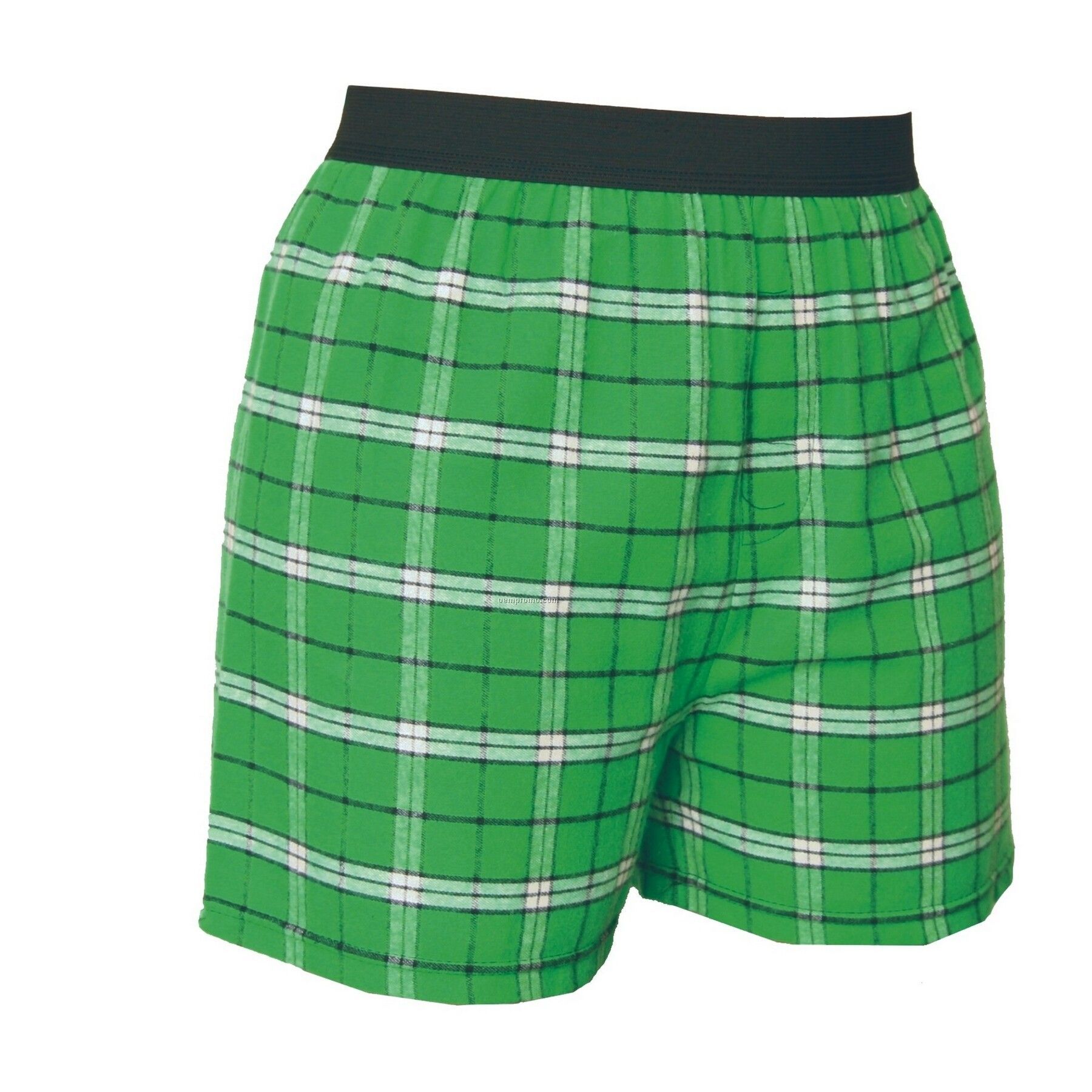 Adult Kelly Green Plaid Classic Boxer Short