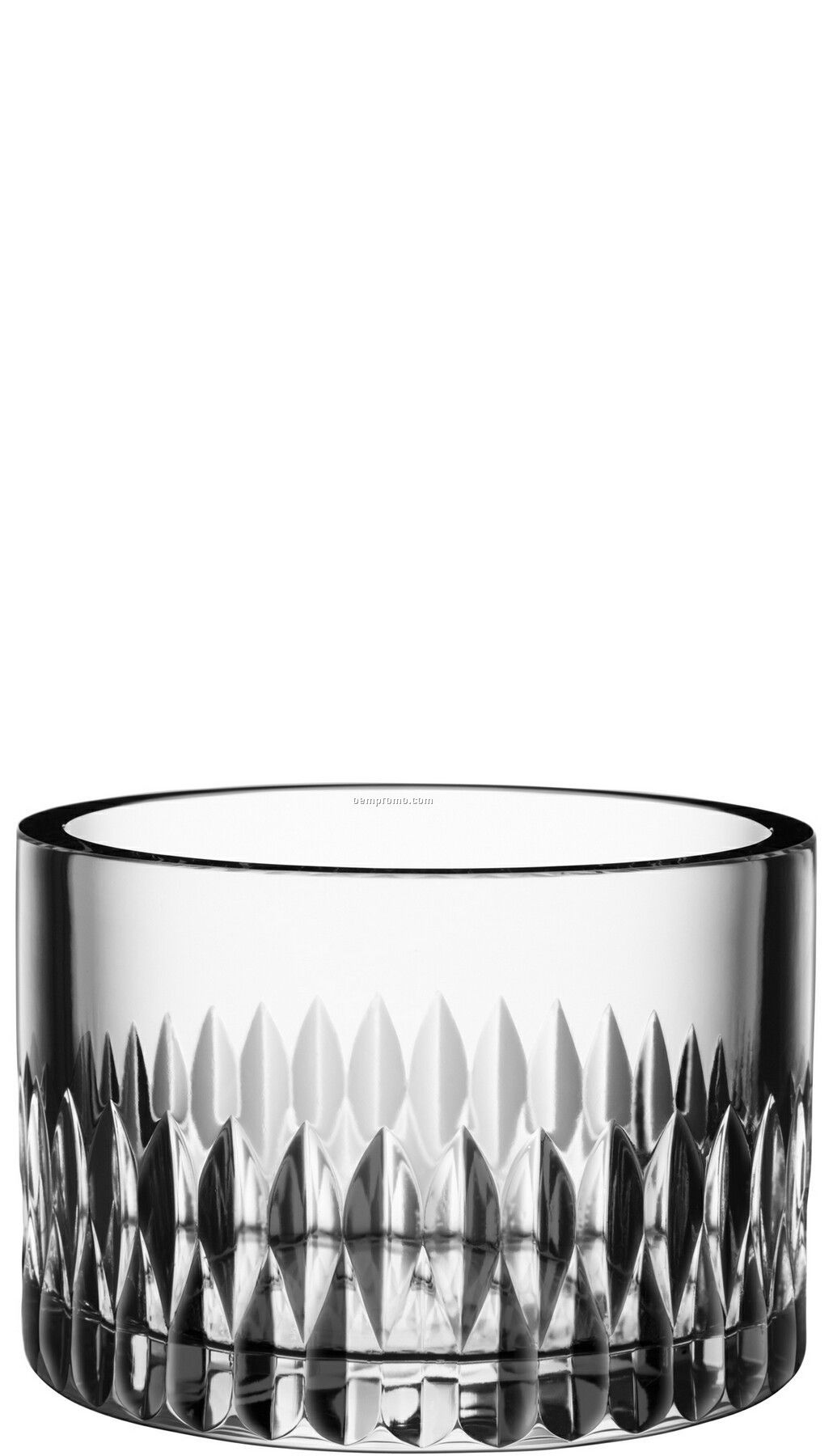 Crystal Reflections Bowl W/ Pointed Oval Design By Jan Johansson