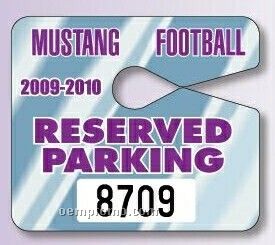 Jumbo Hang Tag Parking Permit (0.035" Reflective)