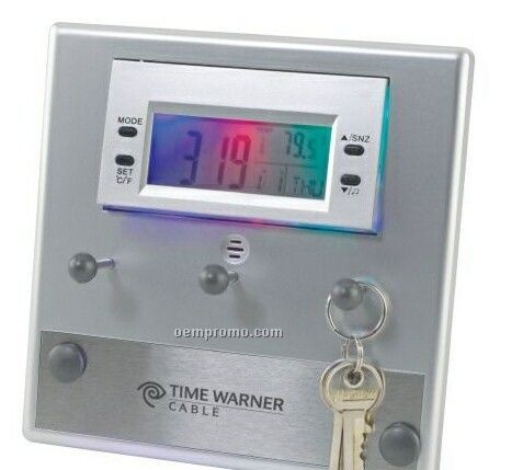 Key Holder Lcd Clock