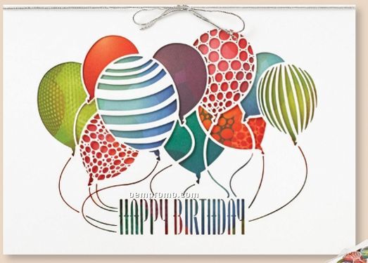 Precisely Perfect Birthday Card W/ Lined Envelope
