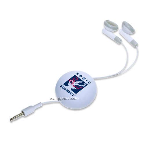 White Meego Earbuds