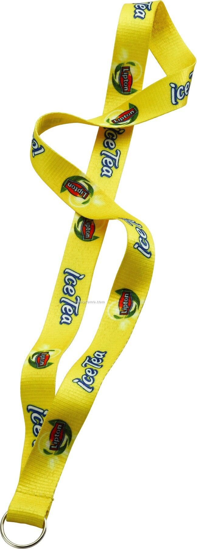 3/4" Imported Dye Sublimated Lanyard With Metal Split Ring