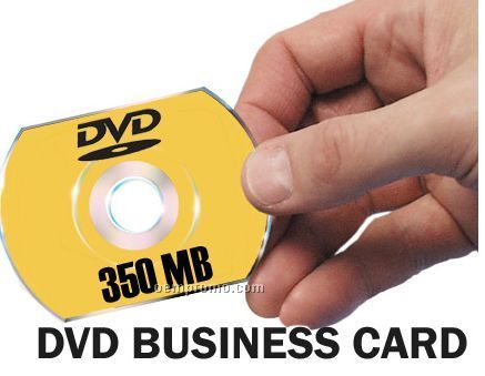 DVD Business Card With 4-color Process Imprint (350 Mb)