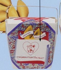 Fortune Cookie Pail - One Side Custom Label