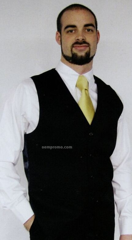 Men's V-neck Easywear Long Length Vest
