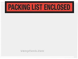 Stock Packing List Envelope ( 4.5" X 5.5")