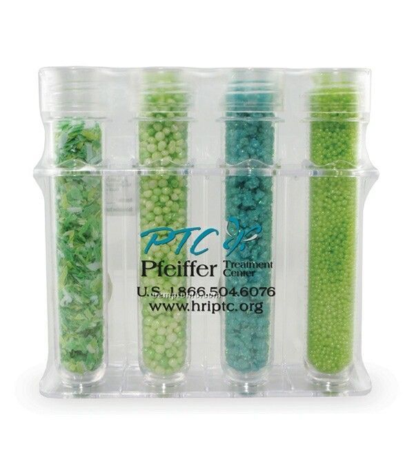 Green Bath Test Tube - Peppermint Scent