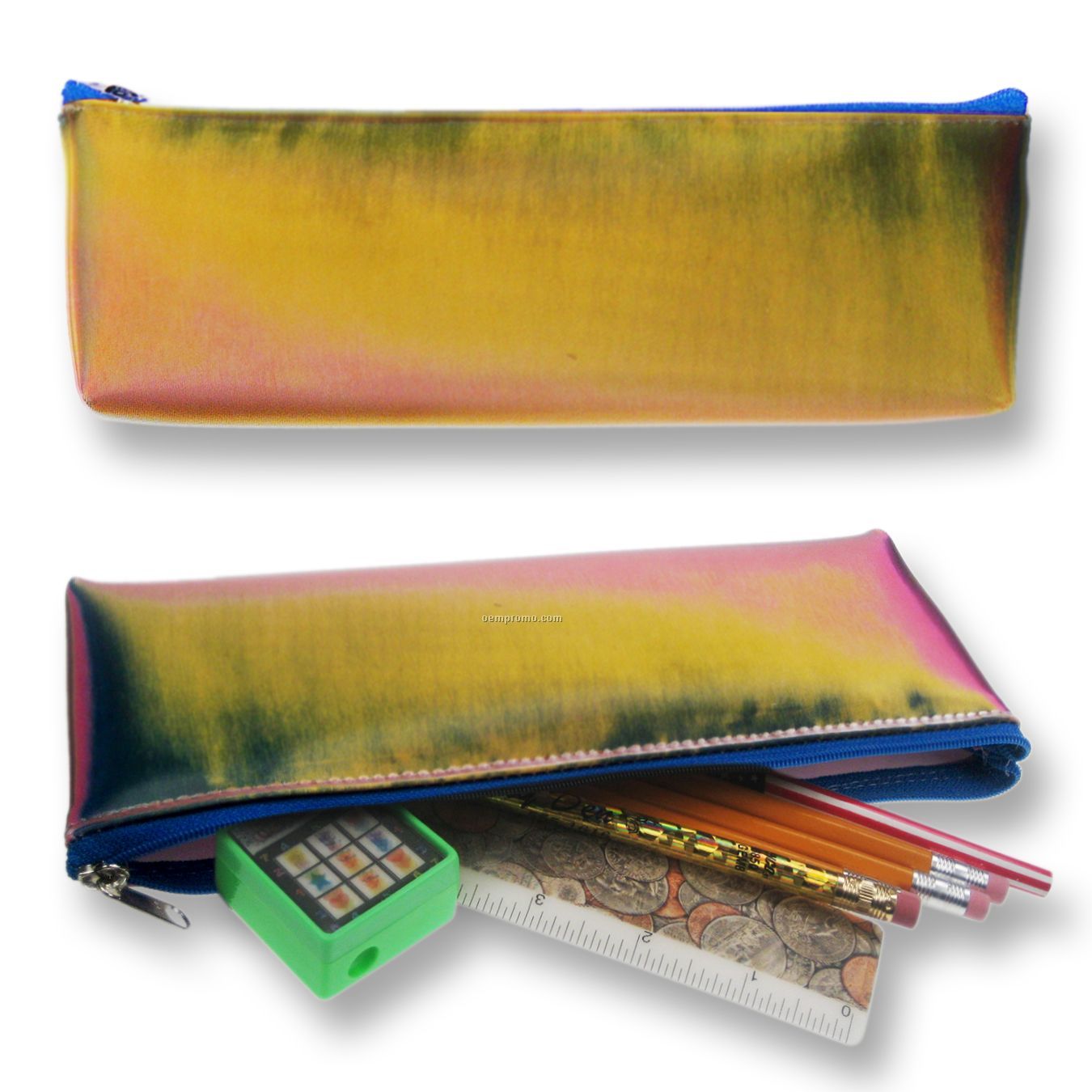 Pencil Case W/3d Lenticular Changing Color Effects ( Blanks)