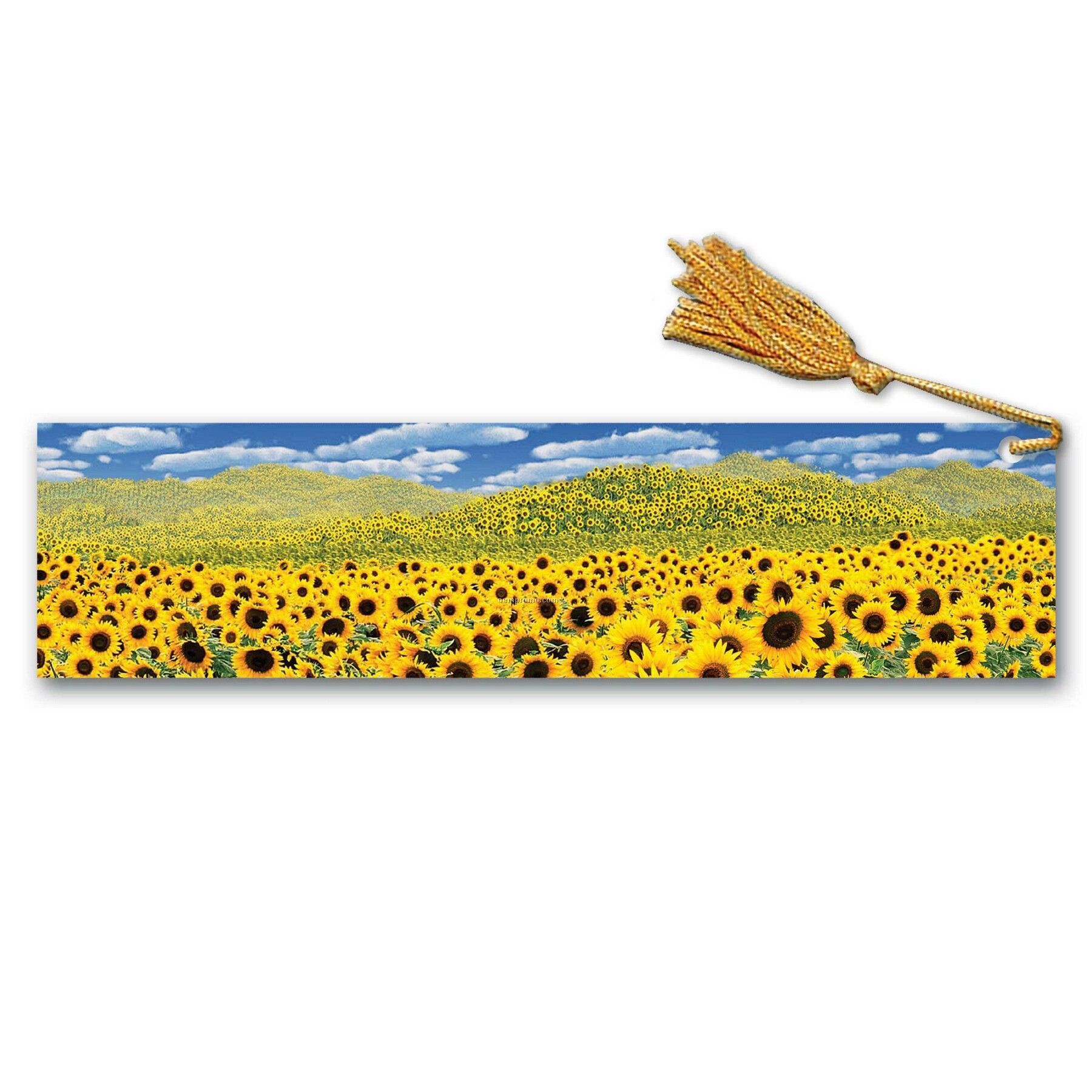 Pet Bookmark W/ 3d Effect Images Of Sunflower Fields (Blanks)