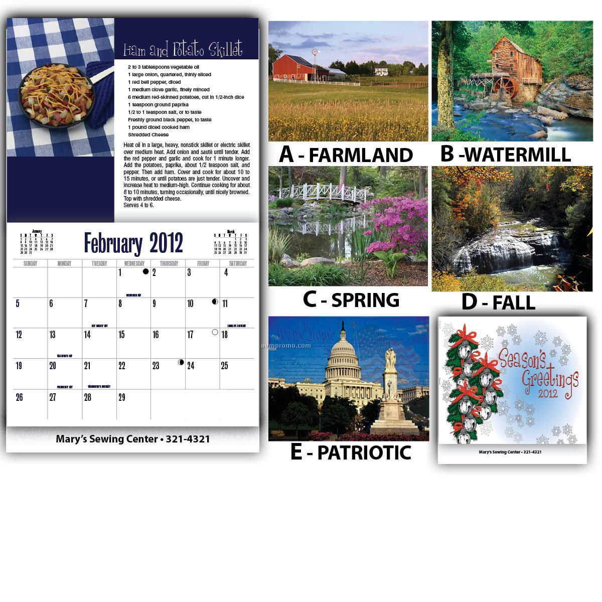 Recipes For All Seasons Calendar