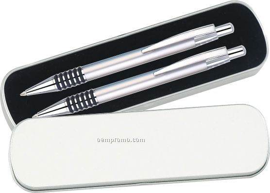 Saturn Series Pen Set ( Silver )