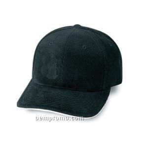 Constructed Low Crown Heavy Brushed Cotton Twill Cap With Sandwich Bill