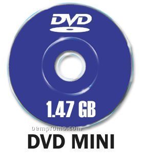 DVD Mini With 4-color Color Process (1.47 Gigabyte)