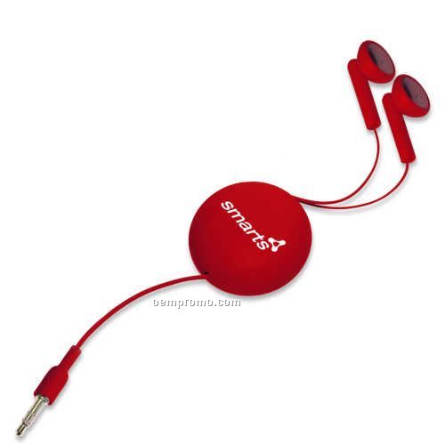 Red Meego Earbuds