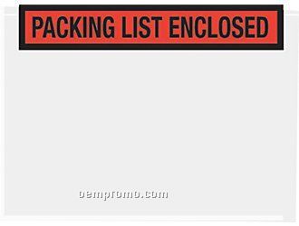 Stock Packing List Envelope ( 7" X 5.5")