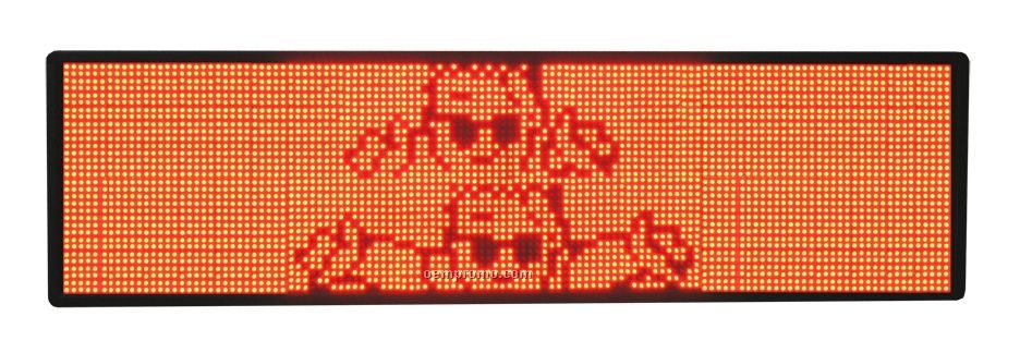 40" Red 4-line Semi-outdoor LED Sign