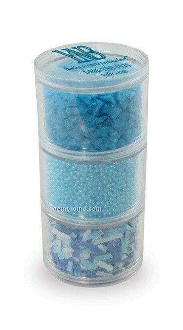 Blue Bath Stacking Jars - Freesia Scent