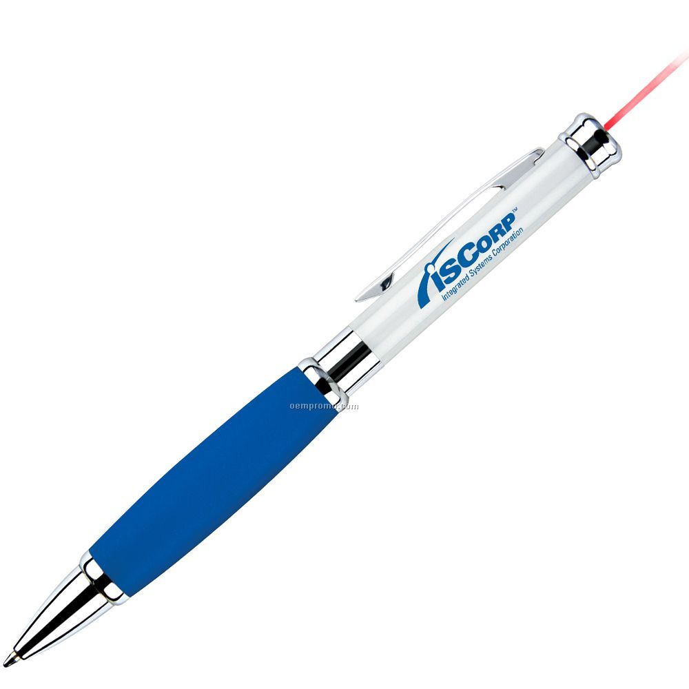 Brass Ballpoint Pen With Laser Pointer