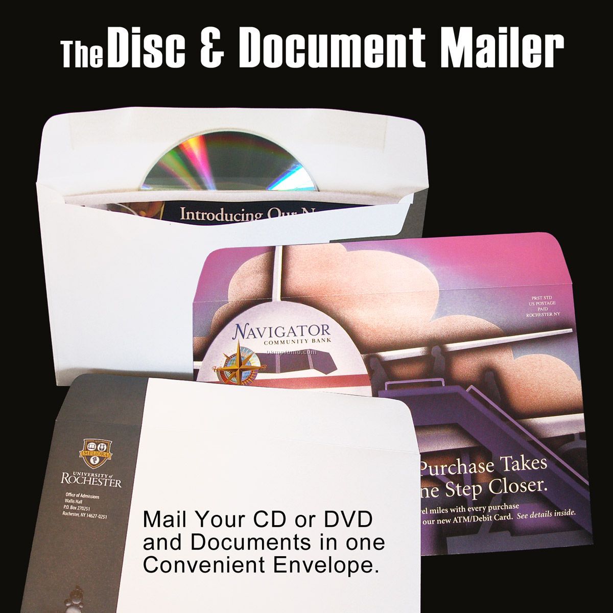 Disc & Document Mailer - 2 Color Disc & Document Mailer