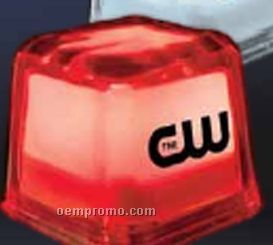 Imprintable Red Hollywood Ice Lighted Ice Cubes