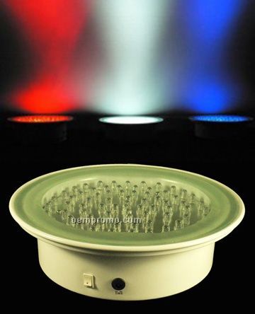 Round LED Light Base W/ 80 Blue Led's (10.5