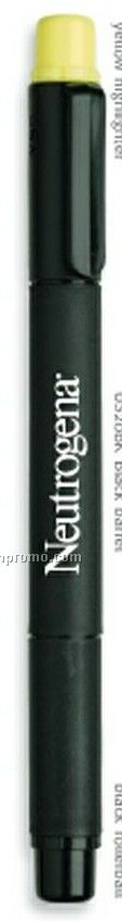 Scoop Black Rollerball Pen & Highlighter With Black Barrel