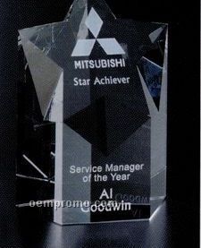Star Gallery Crystal Mega Star Award (6")
